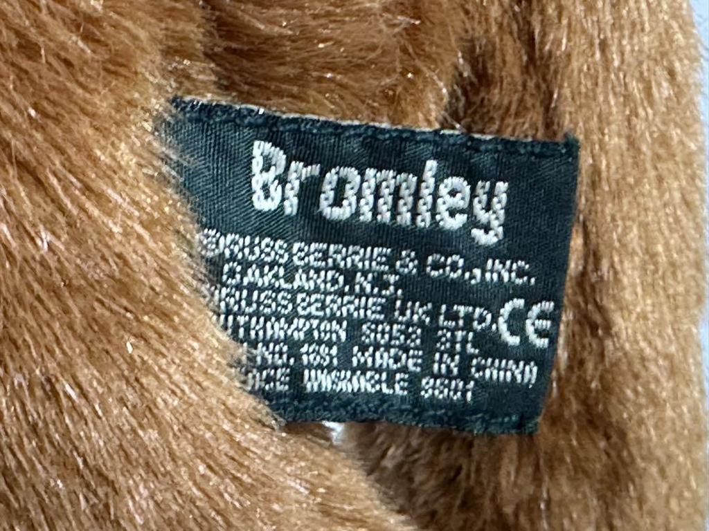 [USED] Excellent condition Bromley teddy bear, RUSS sitting bear