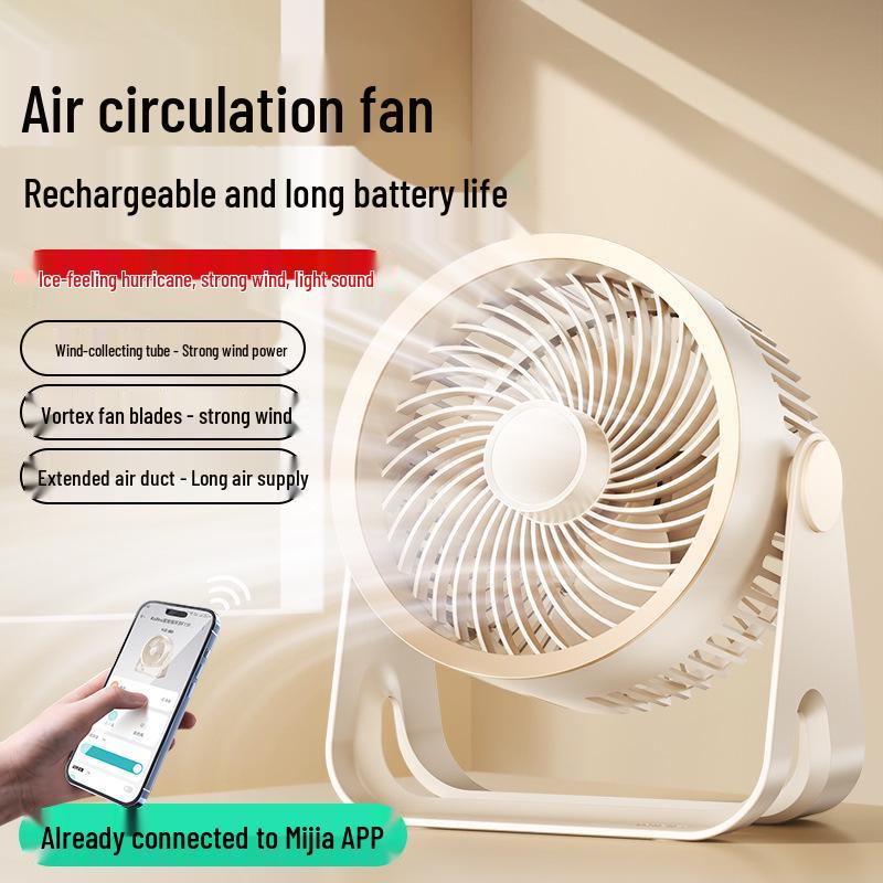 Silent USB Desktop Fan for Office & Students