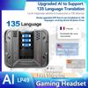 Наушники с функцией перевода AI, беспроводные, Bluetooth 5.4, шумоподавление, HD-наушники для звонков, офис, путешествия, перевод в реальном времени