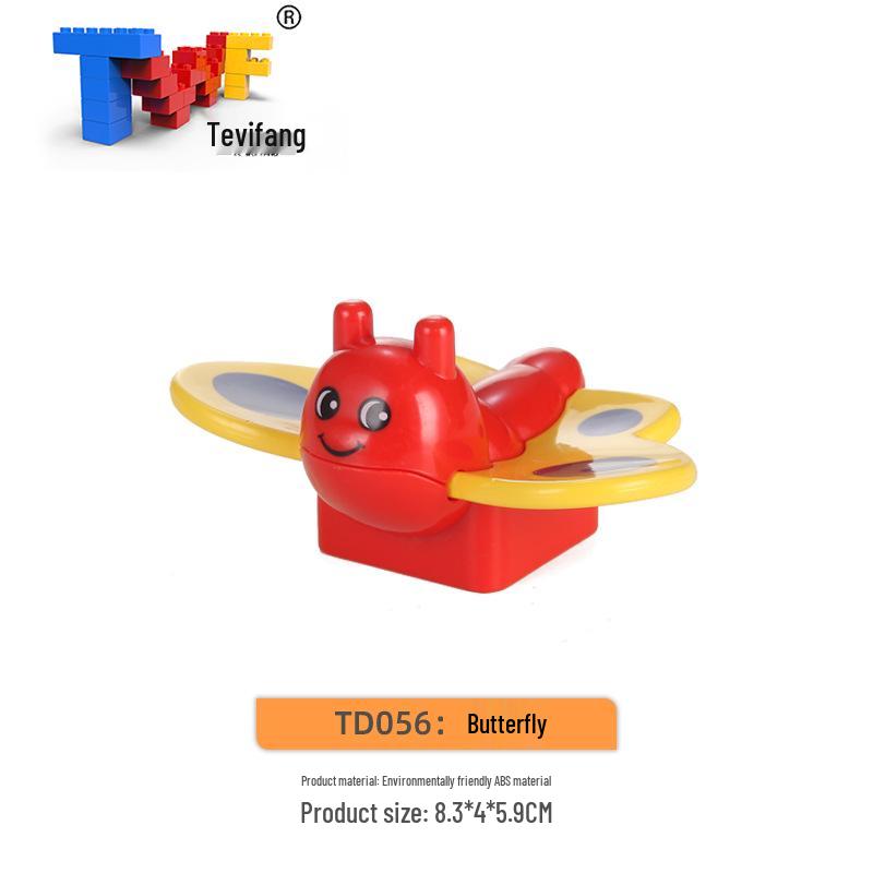 Крупные строительные блоки из частиц: Совместимые Игрушки для Обучения Животным Фермы Прерии Океана для Детей