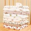 85*65cm Muslin Squares Baby Swaddle Blanket Newborn Diaper Bedding Cotton Stroller Blankets Infant Nap Cover