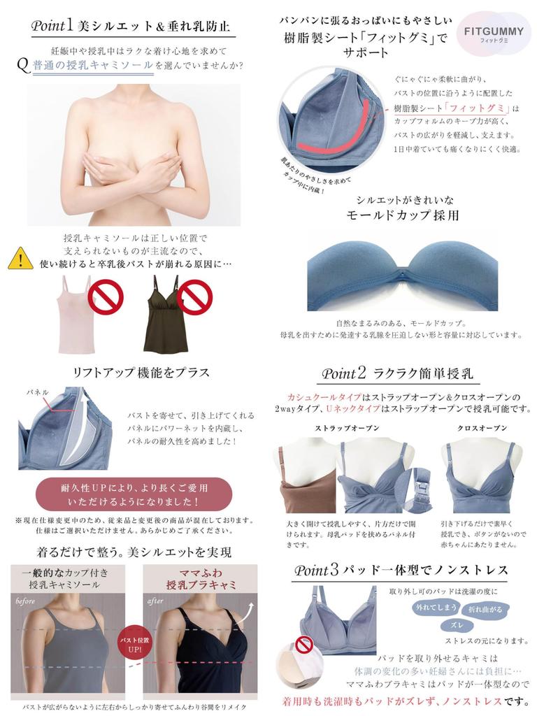 Бюстгальтер-топ для кормления грудью и беременных женщин Под наблюдением акушерской клиники Сделано с участием мам Мягкий резиновый бюстгальтер Включает 7 размеров L Черный [ANGELIEBE]