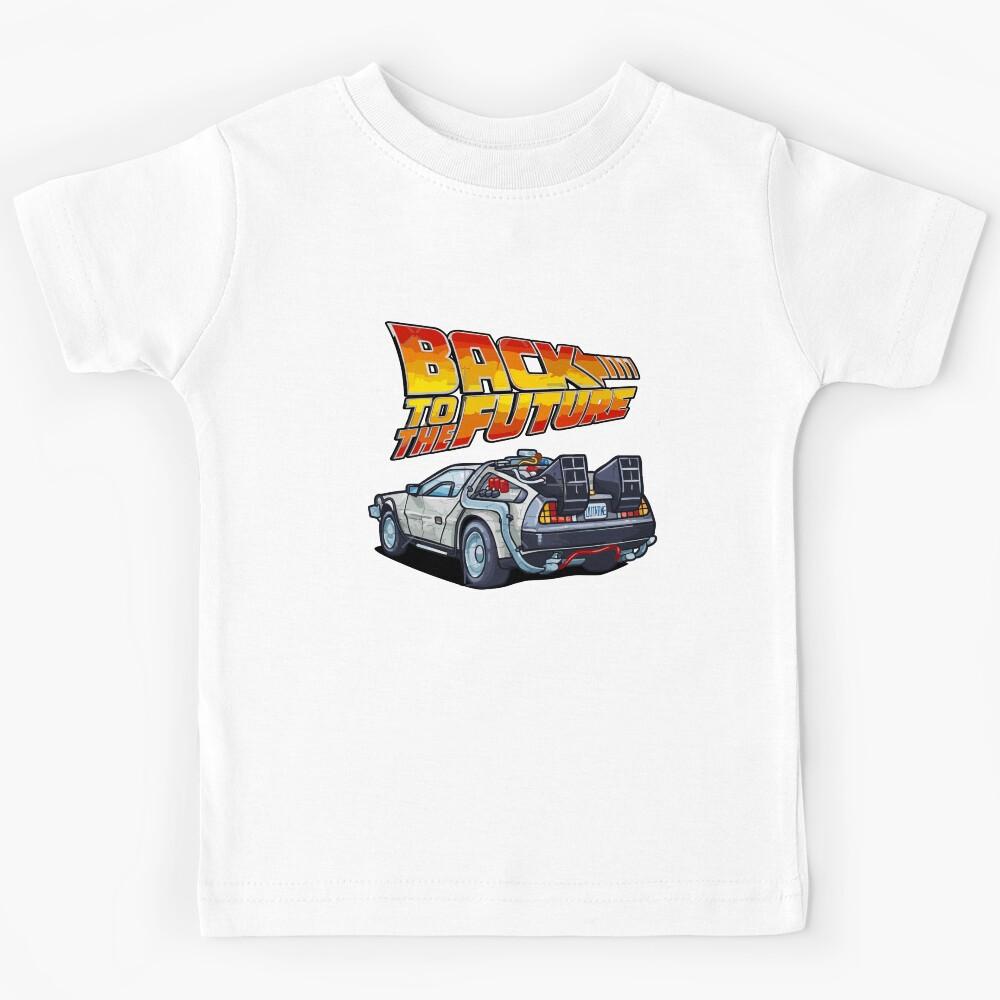Vintage Classic Car Delorean Colors Kids T-Shirt