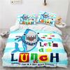 Cartoon 3d King Rabbit Printed Bedding Set Bed Linen Children Bedclothes Duvet Cover Sets Pillowcase Twin Full Queen King Size
