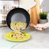 Granite wok pan with glass lid BLACK&WOOD 28 cm