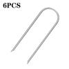Easy to Fixed Ground Nails Galvanized Ground Anchor Trampoline Pile Tent Ground Nails U-Shaped Pegs