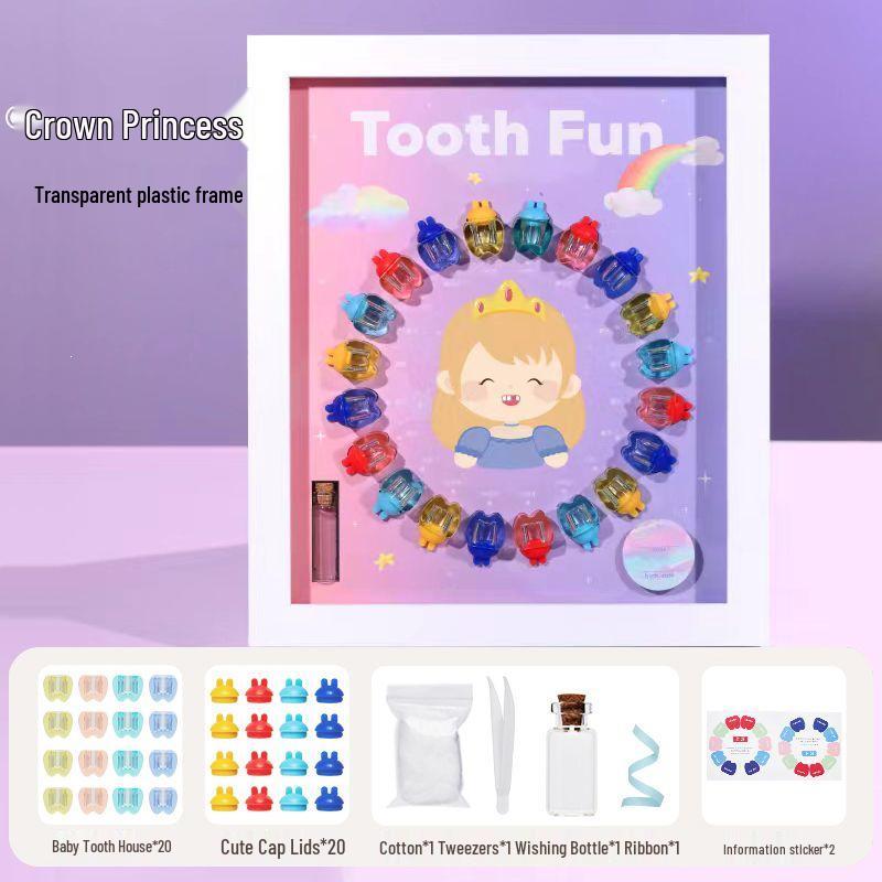 Children's Tooth Storage & Keepsake Box: Boy/Girl Baby Tooth Collection