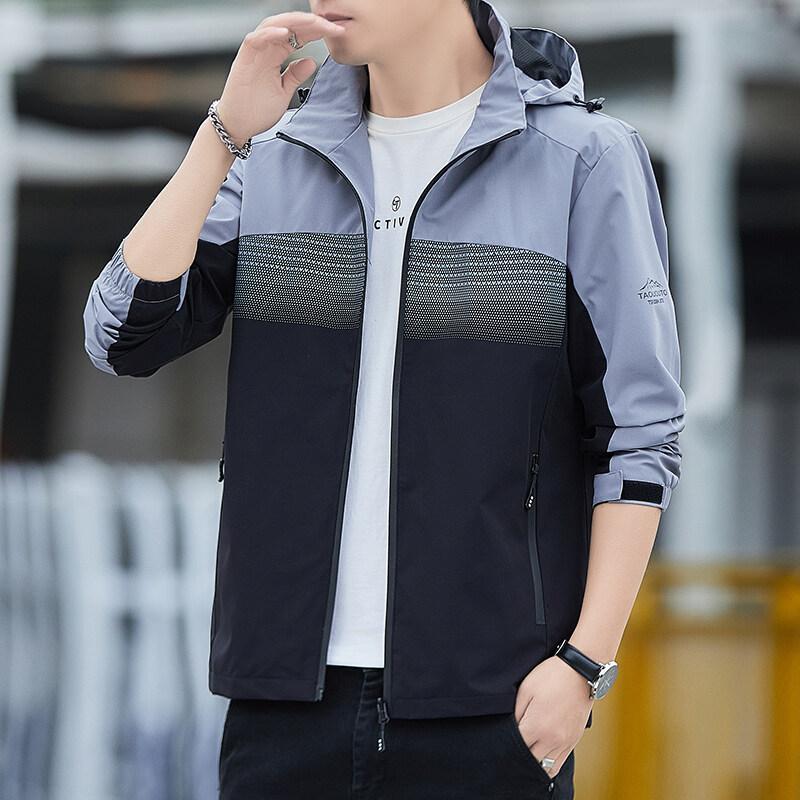 Куртка мужская весна и осень свободная повседневная мужская куртка функциональная куртка с инструментами