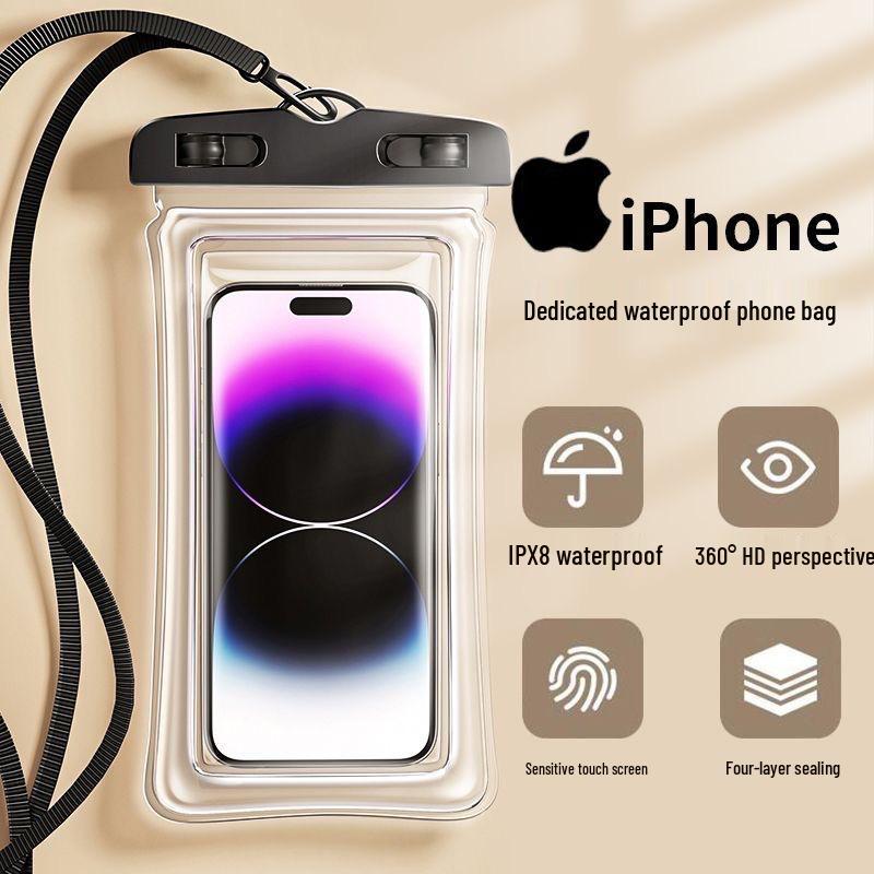 Водонепроницаемый чехол для телефона с сенсорным экраном для плавания, дайвинга и курьеров доставки