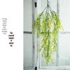 Home Kindergarten Green Plant Wall Decor: Hanging Ivy Leaf Vines and Wreath Decorations