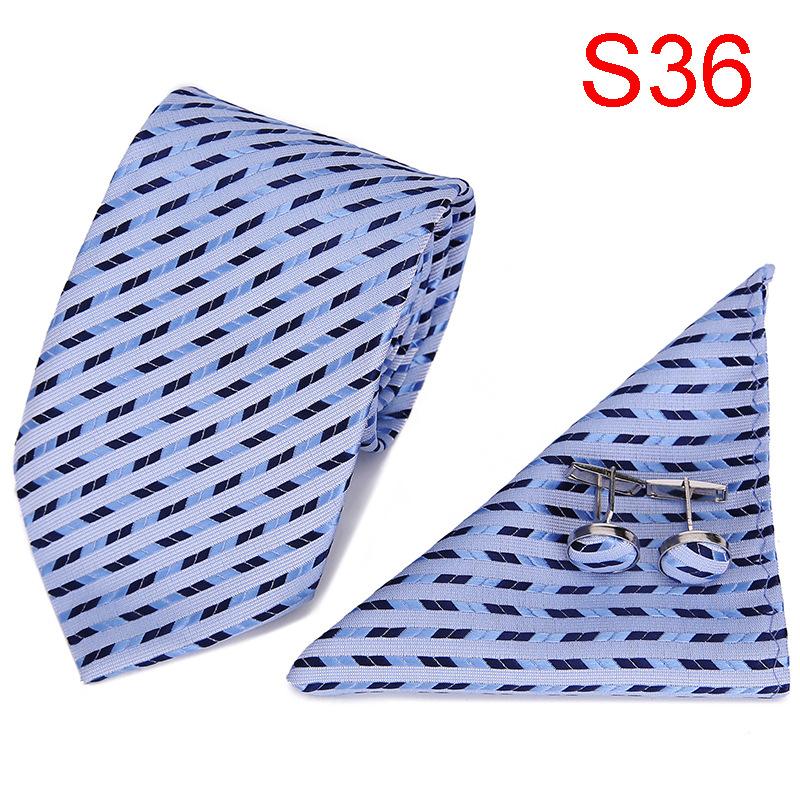 7,5 см деловой мужской галстук набор, полиэстеровый галстук свадебный подарочная коробка