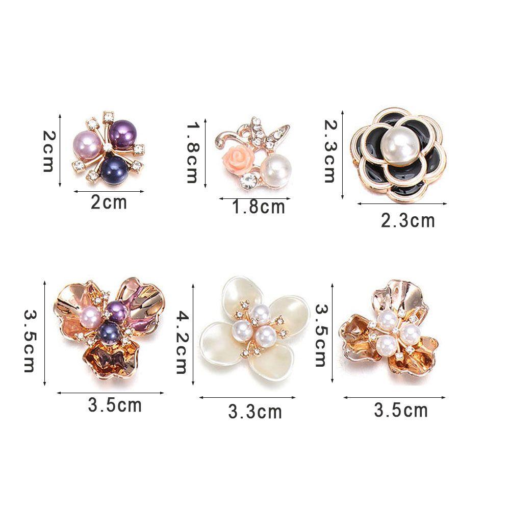 Clothing Garment Decorative Sparkling Crystal Scrapbooking Pearl Rhinestone Sewing Button
