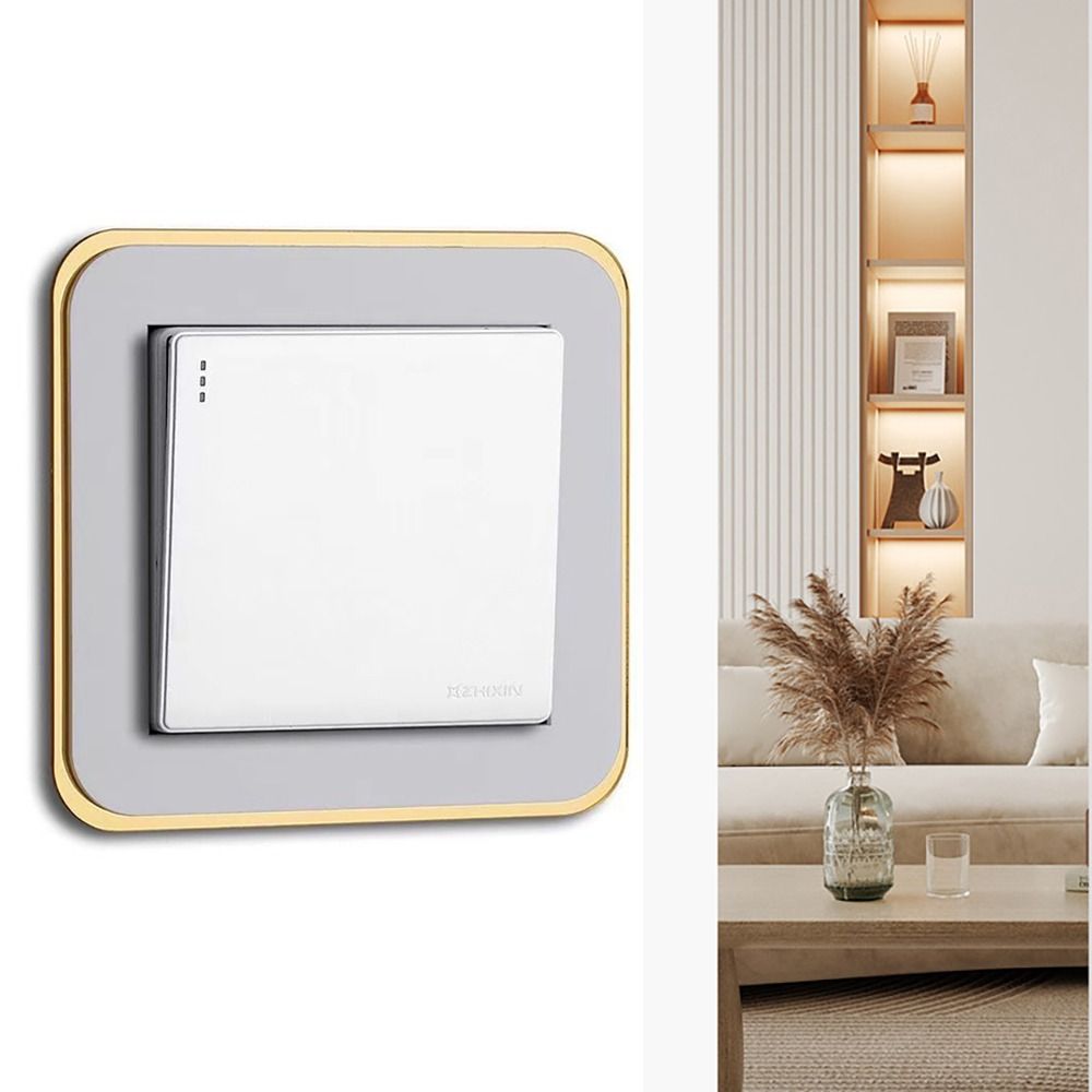 Не клейкая защитная накладка для выключателя, защита от грязи, наклейка на стену для розетки, декор для дома