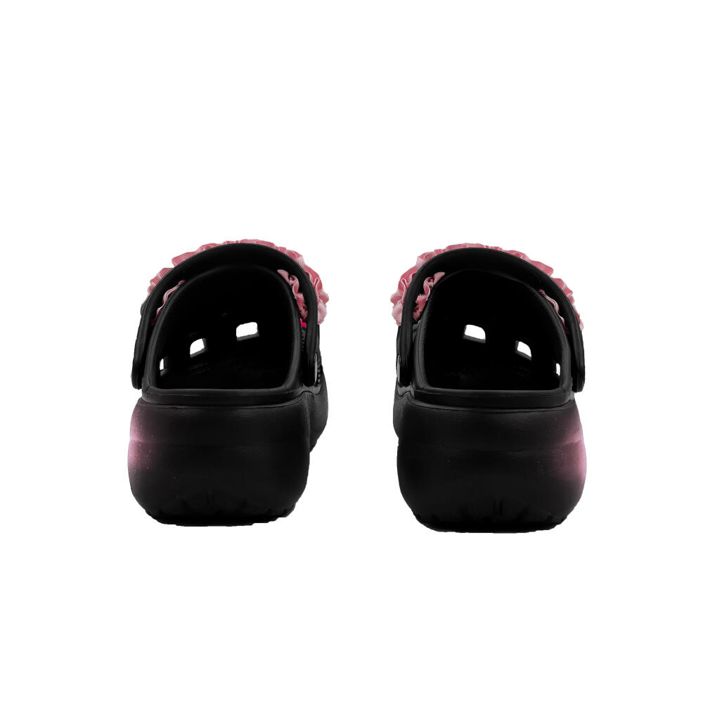 Crocs Classic Clog Cosmic Resonance EVA Cute Korean Style Hole Shoes Women's Black Pink