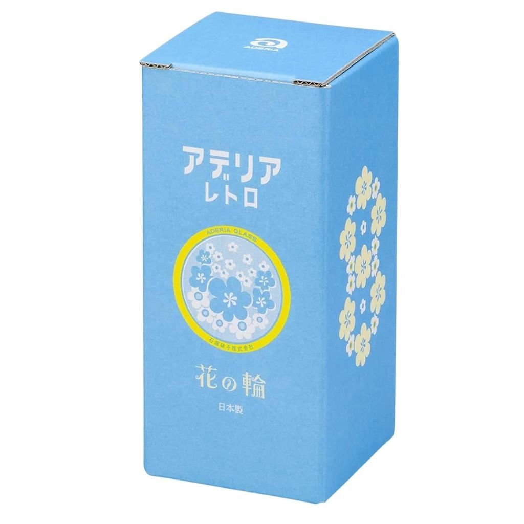 Adelia Retro Glass Tumbler Legs 305ml 3 Pattern Assorted Set Comes In a Special Craft Box Made In Japan [With / / (Masquerade/Collec/Flower Ring)]