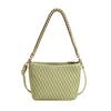 Monochromatic Pleated Women's Bags Simple Versatile Shoulder Bags PU Leather Women's Square Crossbody Bags with Shoulder Strap  New