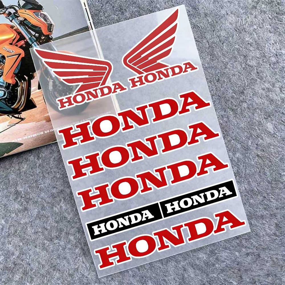 Светоотражающие наклейки для мотоциклов HONDA, 3M Предупреждение о безопасности ночью в темноте Шлемы для скутеров ZP8