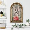 1PC Vintage Wall Pictures Rabbit Inn Art Print Wooden Bunny Oil Painting Retro Home Decoration