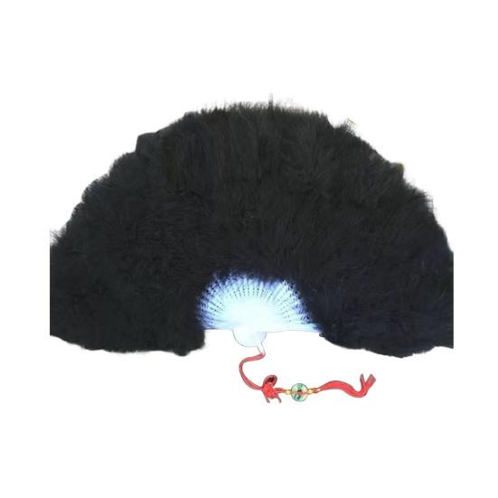 Винтажный складной веер из перьев, ручной веер для свадебной вечеринки, переносной летний веер, украшение для танцевального представления, аксессуары для вечеринок