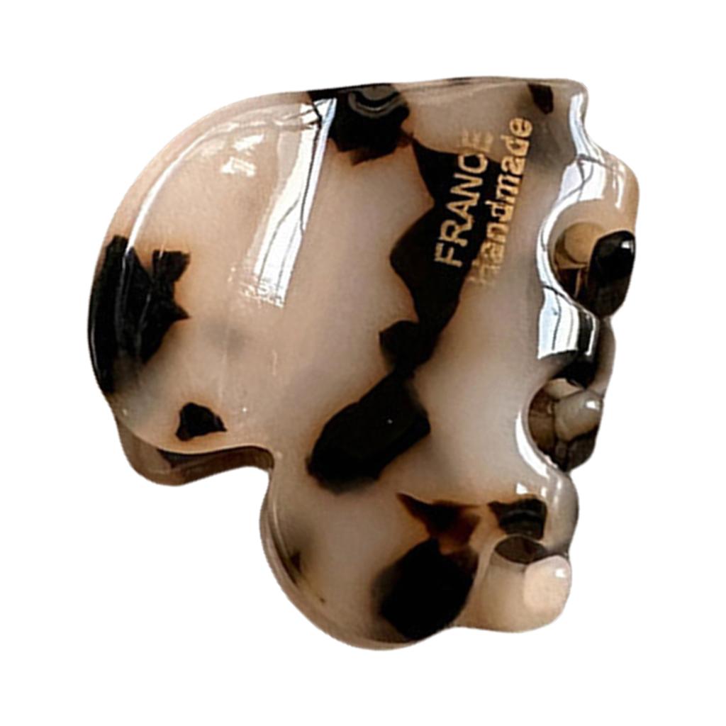 Small Heart Shaped Acetate Hair Clips For Women Men Non Slip Korean Style Hair Accessories