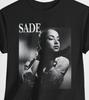 Футболка Sade Adu Классическая Винтажная Ретро Любитель Джазовой Музыки Фан Футболка Y2K Хлопковая Футболка