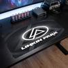 Linkin Park Печать Большой Коврик для Мыши Гладкая Поверхность Анти?Нескользящий настольный коврик для игр, офиса, украшения для ноутбука