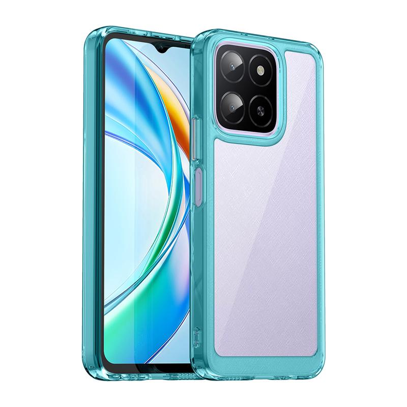 Прозрачный цветной чехол из ТПУ для Honor X5b Plus X8b X6b 5G X7c Защитная крышка Прозрачная накладка Fundas Coque Capa