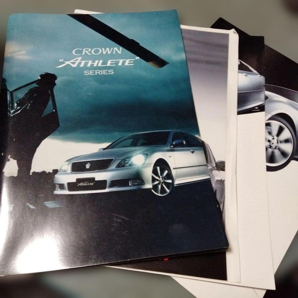 Б/у каталог Toyota Crown Athlete CROWN ATHLETE 4 книги