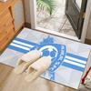 Al Hilal Emblem Design Rug Office Carpet Non-Slip Mat, Chair Rug Floor Covering for Gaming, Bedroom, Living Room , Home Decor Christmas Gift