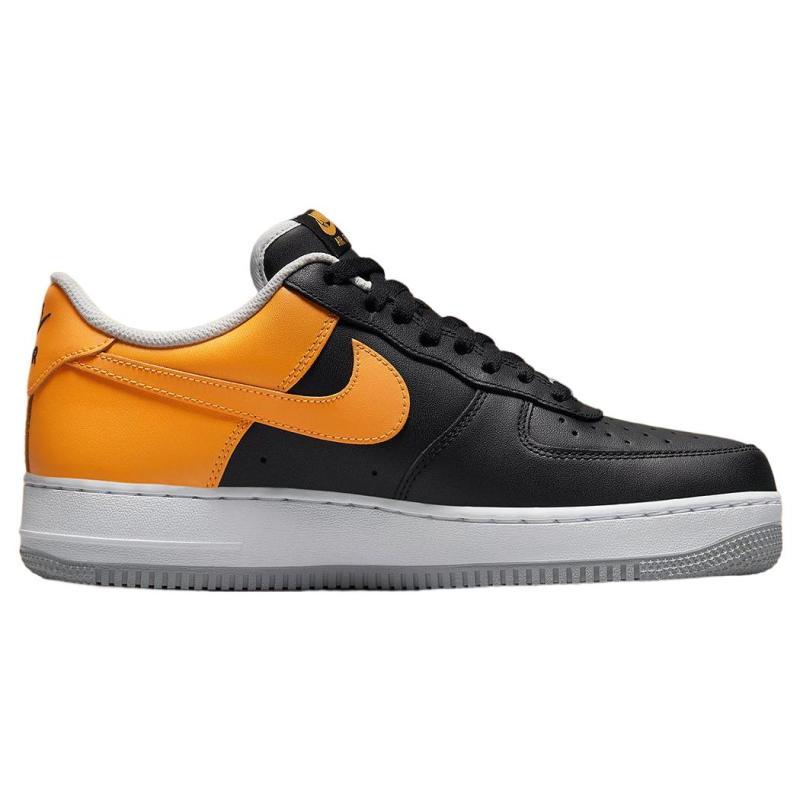Nike Air Force 1 Low '07 Black Kumquat Light Smoke Grey Sneakers FB7162-081