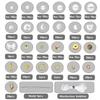 Versatile Spacer Beads Charm Loose Beads ABS Material DIY Beads Set Threading Beads for DIY Bracelet and Jewelry Making