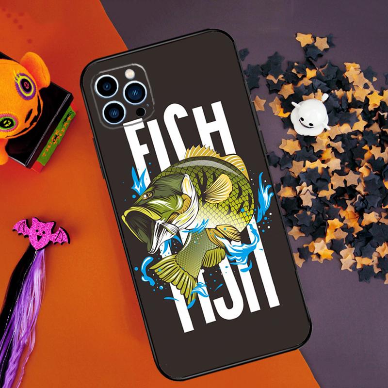 Fishing Fisherman Bumper Case For iPhone 16 15 14 Pro Max 11 12 13 Pro Max Mini XR 15 16 Plus 16e Phone Cover