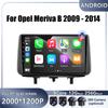 Android Carplay Auto Для Opel Meriva B 2009 - 2014 Автомагнитола Навигация GPS Мультимедийный Видеоплеер DVD 5G WIFI