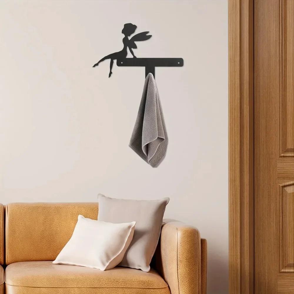 Metal Creative Key Hooks - Wall-mounted and Multi-Purpose for Clothes, Bags and Keys. Add Aesthetic Charm To Your Room and Home
