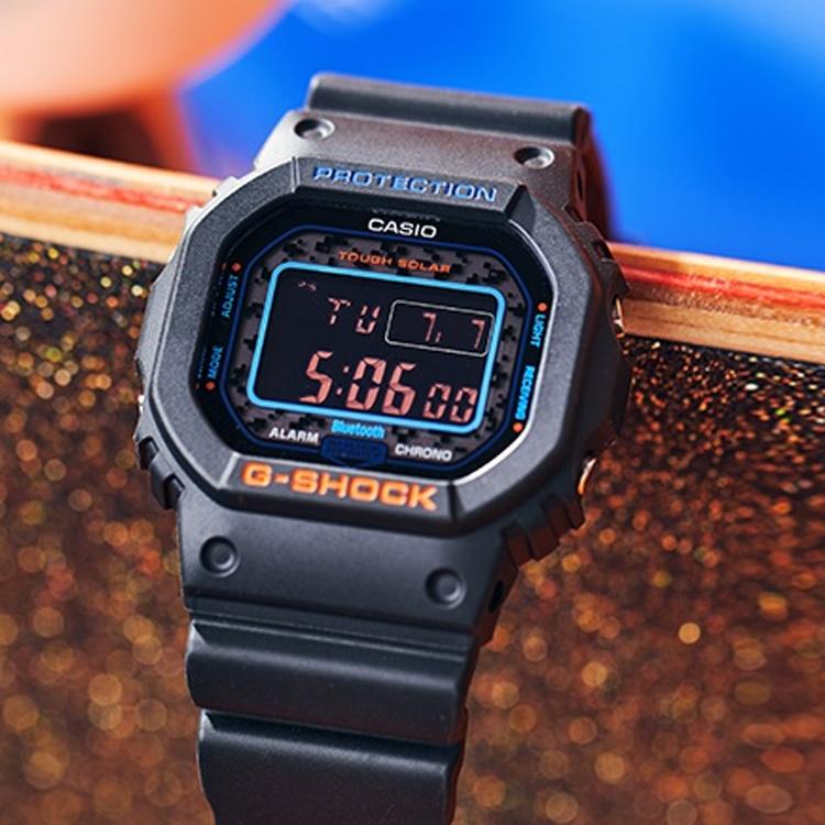 Casio Специальное издание часов с тематикой Городская Битва, Городской Неоновый Сон, Кубическая Коробка, Кварцевый Механизм, Мужские часы, Черный GW-B5600CT-1PRT