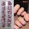 Mix 3D Nail Rhinestones 12 Grids Crystal Diamonds For Nail Art Mini Glitter Diamonds Decorative DIY Nail Art Accessories