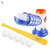 Kids Baseball Pitching Machine Independent Training Simple Operation Auto Release Battery Powered Baseball