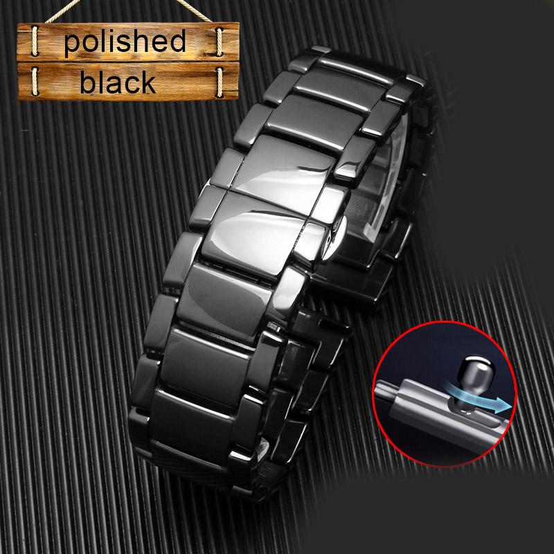 Керамический ремешок для часов 22 мм для AR1507 AR1508 AR1509 ремешок для часов Samsung Galaxy watch S3 gear 46 мм ремешки для часов huawei