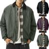 Men's Solid Color Camouflage Outdoor Sports Jacket Men's Pocket Button Casual Jacket