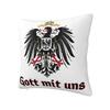God With Us Nordic Throw Pillow Covers Bedroom Decoration Coat Of Arms Of The German Empire Flag Car Cushion
