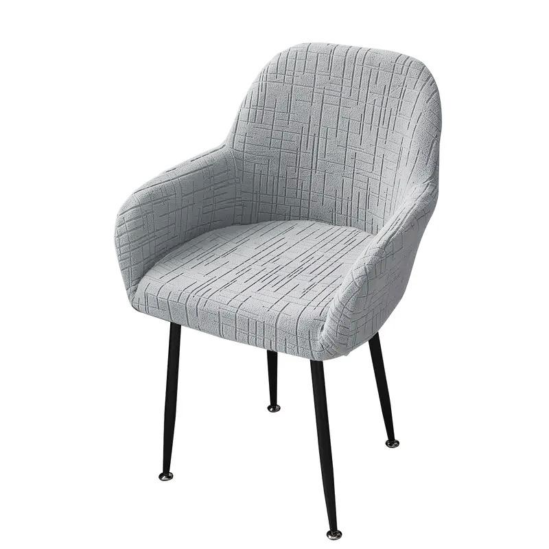 Elastic High Arm Chair Covers All-inclusive Washable Dining Chair Slipcover Removable Armchair Case for Home Hotel Wedding Party