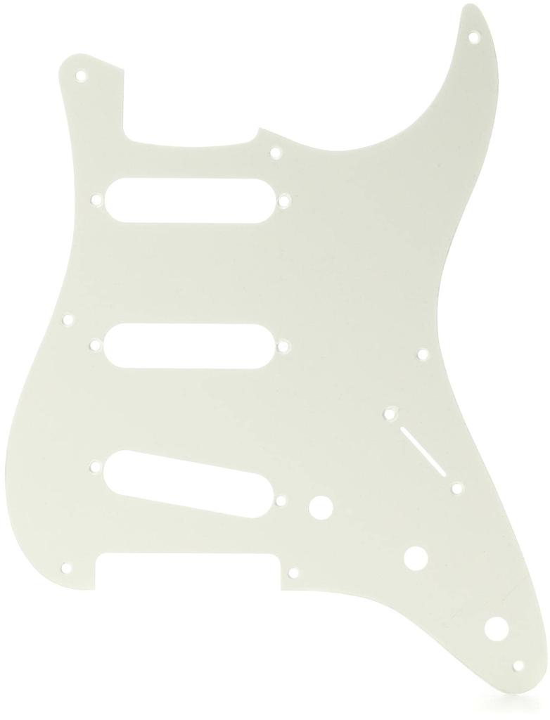 Fender Pickguard Pure Vintage Pickguard, '56/'59 Stratocaster®, 8-Hole Mount, Eggshell, 1-Ply