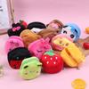 Coin Purse Cartoon Zipper Plush Three-Dimensional Coin Purse Wallet Key Holder