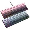 Игровые клавиатуры с 68 клавишами, RGB-подсветкой, линейными переключателями, водонепроницаемостью IP54, двумя интерфейсами Type-C и USB-A для ПК и мобильных устройств