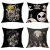 Чехол для подушки мультфильма «Кошмар перед Рождеством», идеально подходящий для домашнего декора и дивана