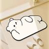 Non-Slip Bathroom Floor Mat Cartoon Decorative Door Mat Modern Entry Door Mat  Kitchen