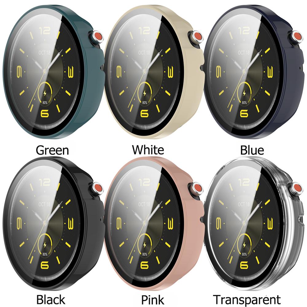 Case For Honor Watch GS5/Honor Fit Elegant Edition PC + tempered film All inclusive Protector cases cover protective shell bumper watch accessories