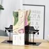 Металлические подставки для книг в китайском стиле: Креативные архитектурные украшения для кабинета и офиса