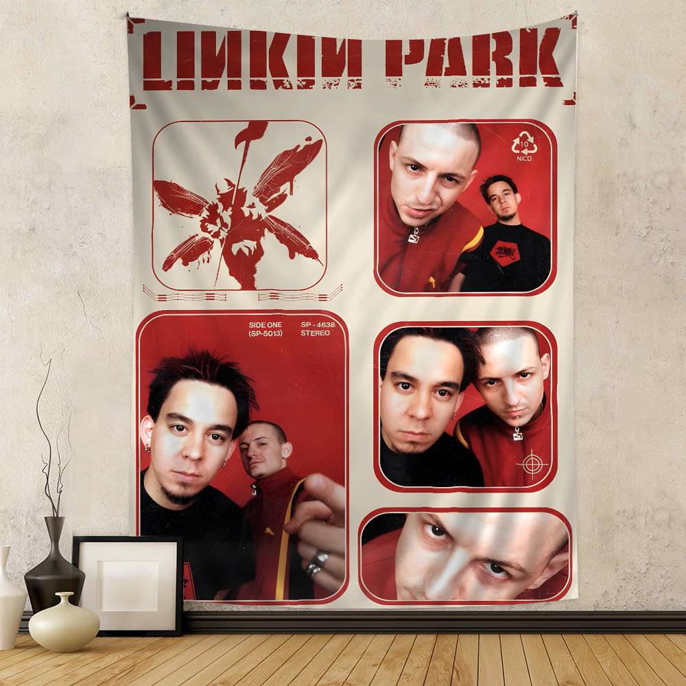 Rock And Roll Band LLinkinS PPark Large Wall Tapestry Indian Buddha Wall Decoration Witchcraft Bohemian Hippie Wall Art Decor