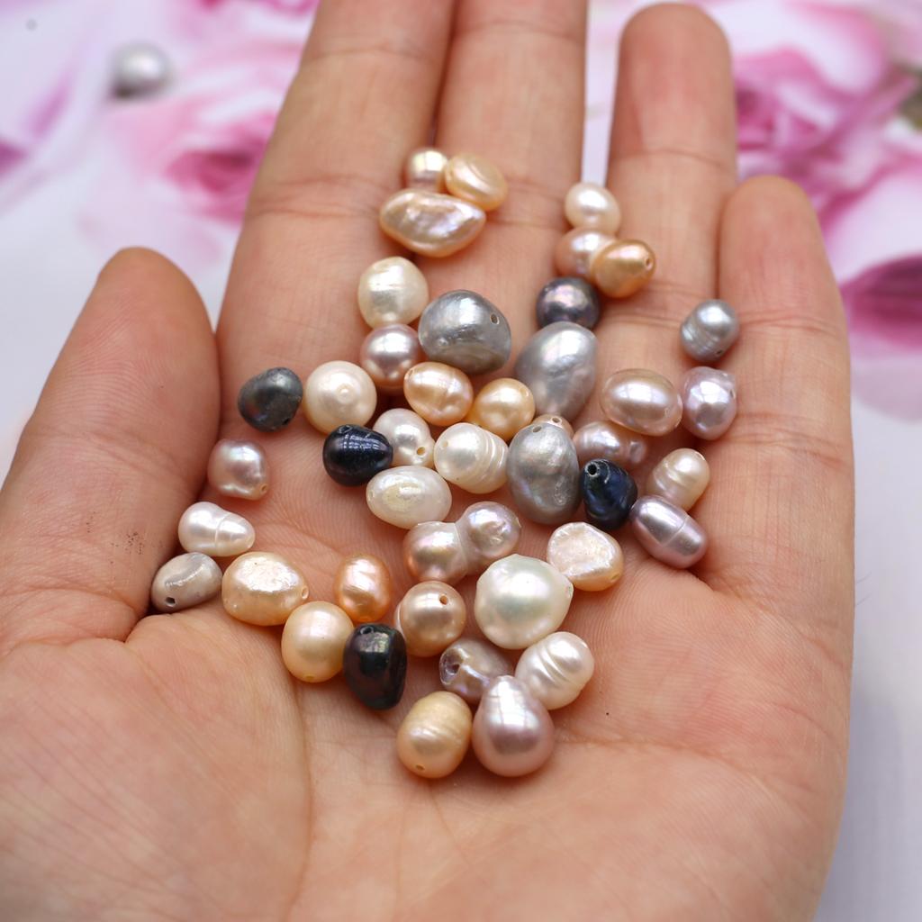 20 шт./упак., роскошные высококачественные искусственные жемчужные бусины, нерегулярные разноцветные россыпи в богемном стиле для создания уникальных ювелирных аксессуаров своими руками